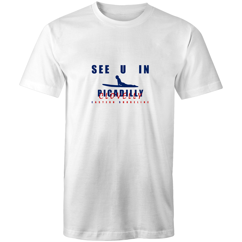 See U in Clovelly (Not in Picadilly !) - Mens T-Shirt