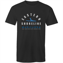 Load image into Gallery viewer, Maroubra King of Surf - Mens T-Shirt - Charcoal / Light Blue (and other Mate ! )
