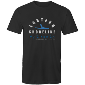 Maroubra King of Surf - Mens T-Shirt - Charcoal / Light Blue (and other Mate ! )