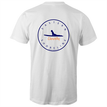 Load image into Gallery viewer, Clovelly Lord of Surf - Mens T-Shirt - White / Orange
