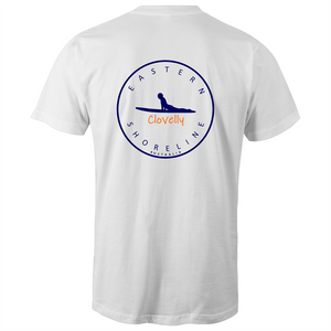 Clovelly Lord of Surf - Mens T-Shirt - White / Orange